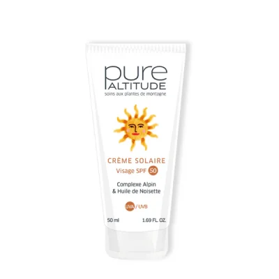 *Nieuw* Zonnebrandcrème SPF50 met Alpinecomplex & Hazelnootolie